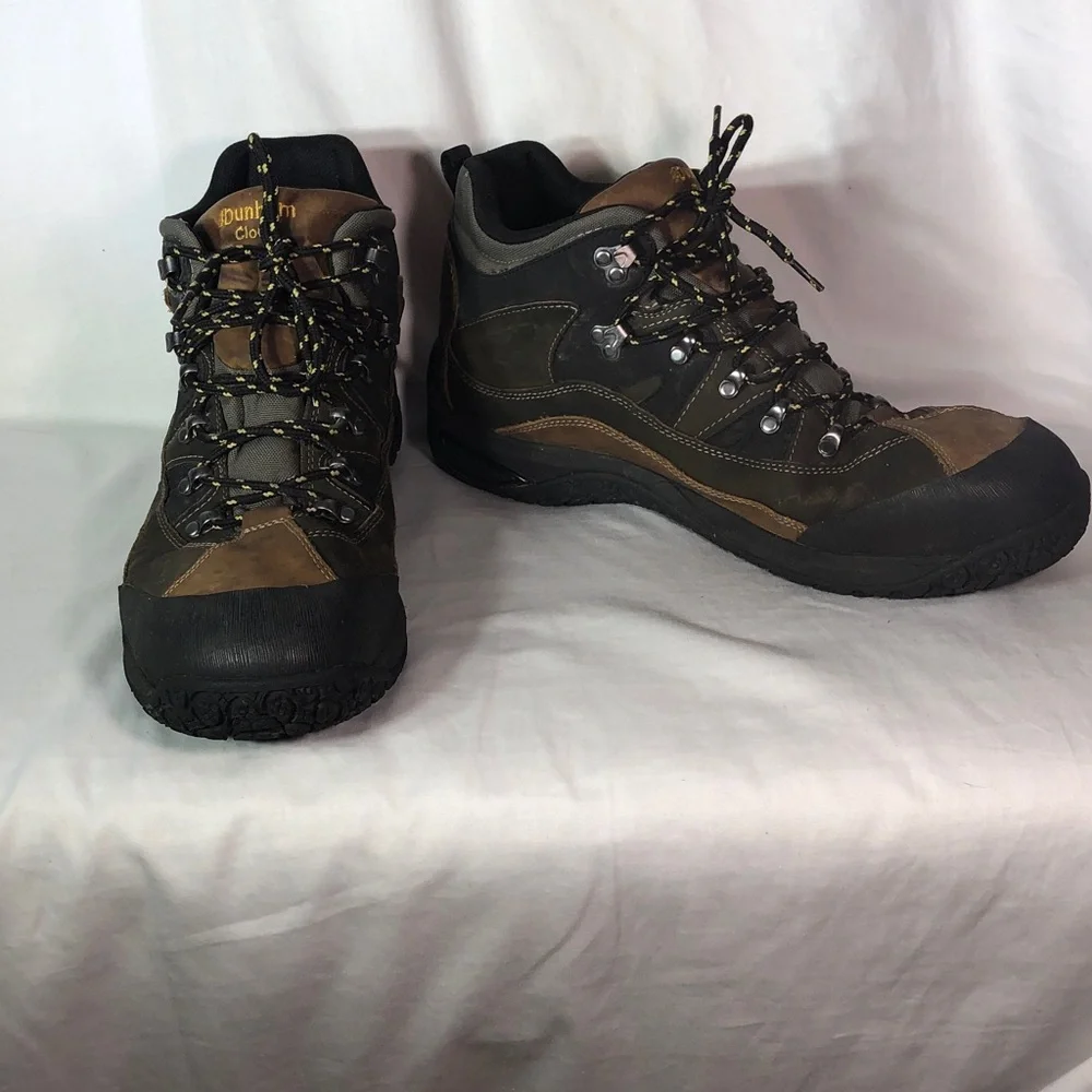 Men's Brown/Black Hiking Boots - Outdoor Trekking Shoesi Size 16